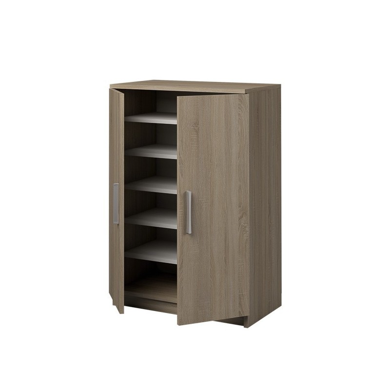 Armario Multiusos Color Roble – Color Blanco – 60 x 90 x 36 cm