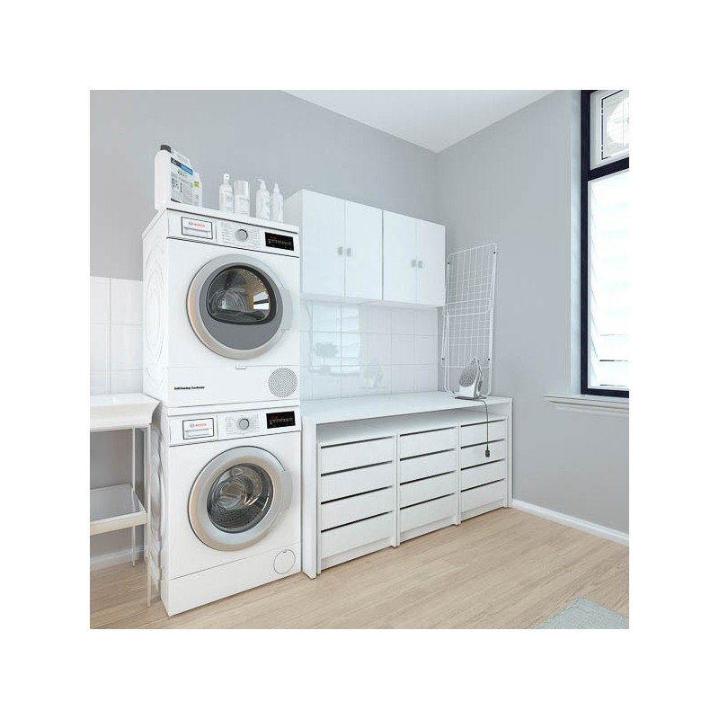 Cajonera 4 cajones | Color: Blanco | Medidas: 62 cm x 50 cm x 44 cm mueble dormitorio