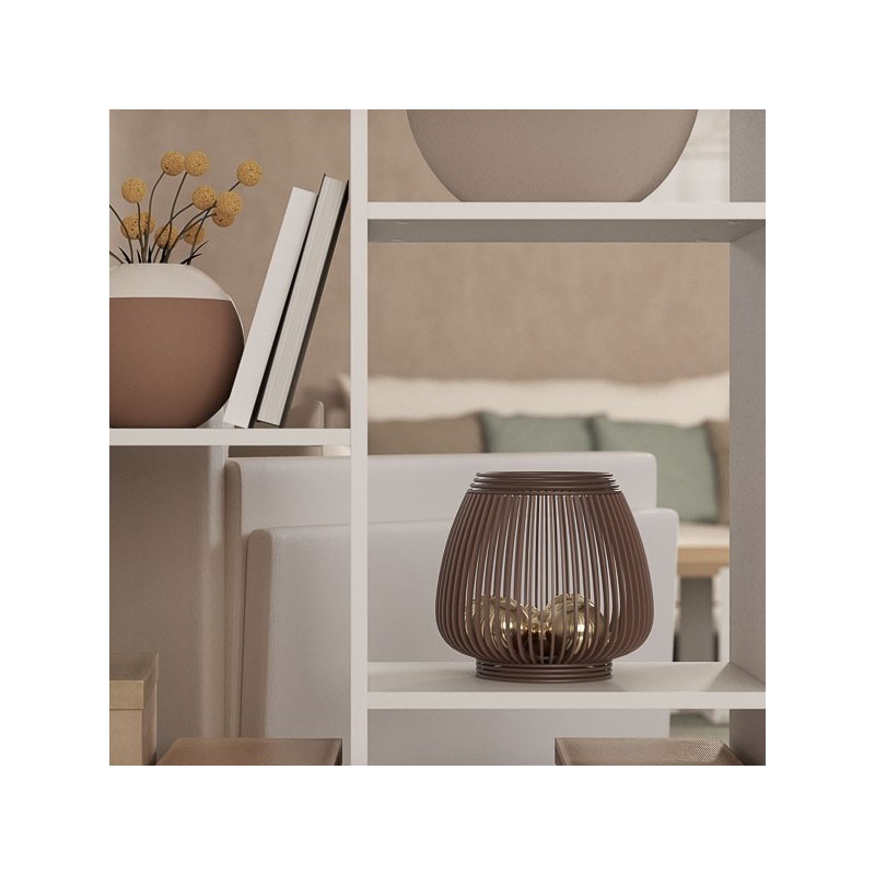 Estantería Alta Salón, Librería, Color Blanco, Medidas: 180 cm (Alto) x 85 cm (Ancho) x 28,5 cm (Fondo