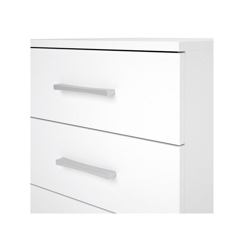 Cajoneras Para escritorio con ruedas 3 Cajones color blanco 58 x 45 x 44 Cm (alto x ancho x fondo)