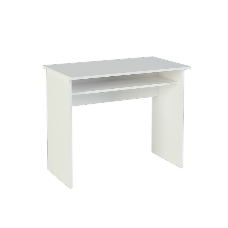 Mesa Escritorio | Mesa de Estudio | Contiene Bandeja | Color Blanco | Medidas: 90 x 74 x 50 cm