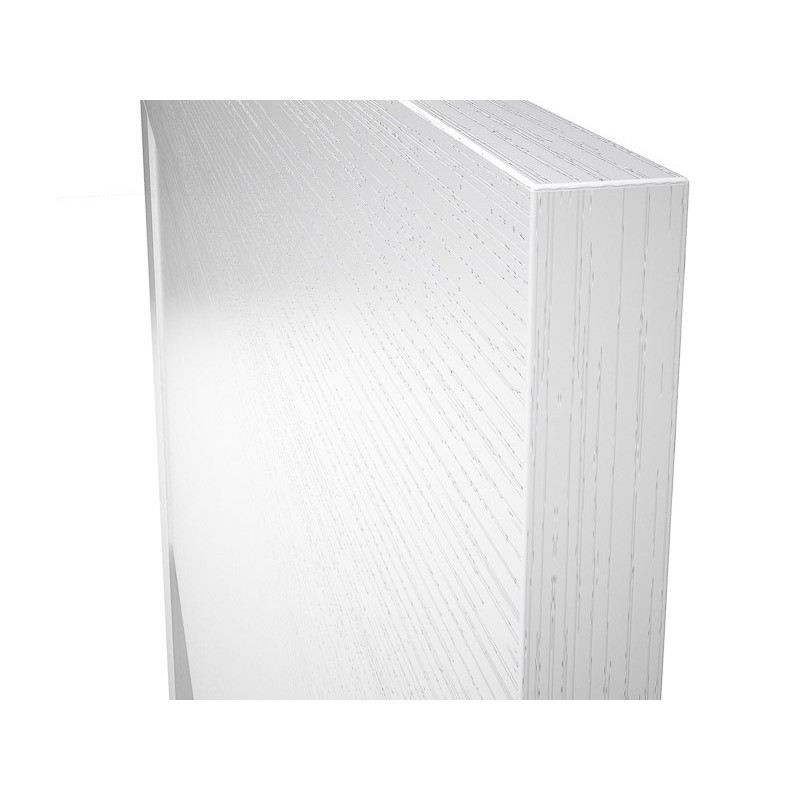 Cabezal para Cama de Matrimonio con patas, Color Blanco, Medidas: 160 cm (Ancho) x 130 cm (Alto) x 2,5 cm (Fondo)