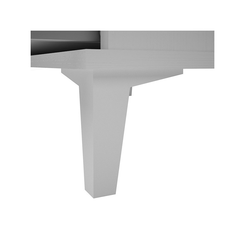 Cómoda con 4 Cajones, para Dormitorio, Acabado en Color Blanco, Medidas: 80 cm (Ancho) x 98 cm (Alto) x 48 cm (Fondo)