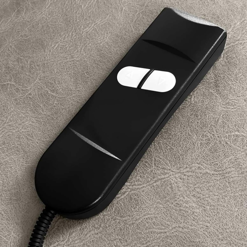 Butaca Relax Power Lift con Estructura de Madera de Eucalipto, Color Cemento, 74x100x88 cm