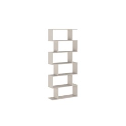 Meyvaser - Estantería Alta Salón, Libreria, Color Beige, Medidas: 191 cm (Alto) x 80 cm (Ancho) x 24,6 cm (Fondo