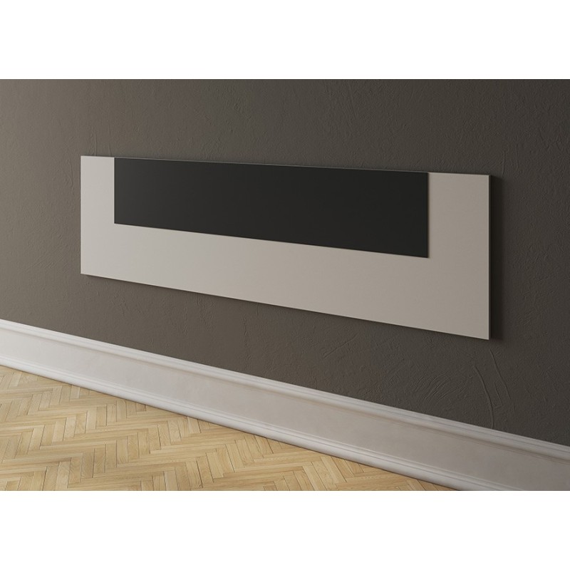 Conjunto Pack Cabecero y 2 Mesitas de Noche,Mesilla de noche 3 Cajones Color Beige, Medidas:160x45x1,6 cm (LargoxAltoxProfundo)