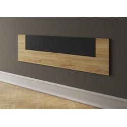 Conjunto Pack Cabecero y 2 Mesitas de Noche,Mesilla de noche 3 Cajones Color Mauvella, 160x45x1,6 cm (LargoxAltoxProfundo)