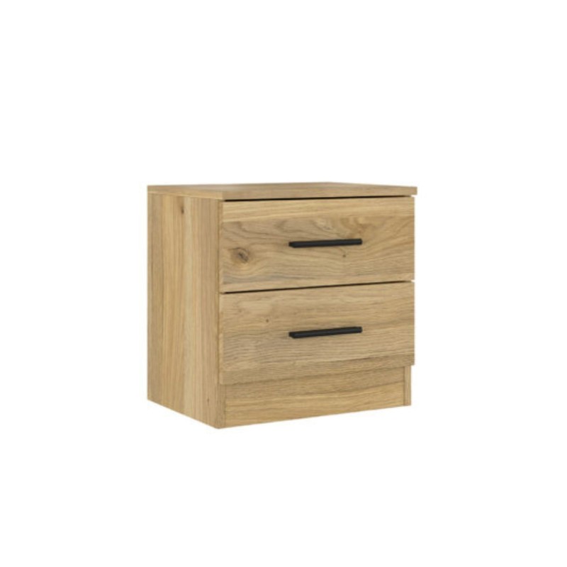 Conjunto Pack Cabecero y 2 Mesitas de Noche,Mesilla de noche 2 Cajones Color Mauvella, 110x45x1,6 cm (LargoxAltoxProfundo)