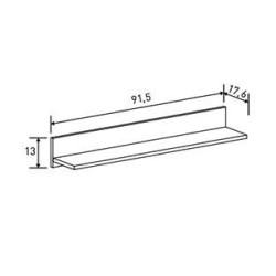 Mueble de TV + 2 Estantes, 2 Compartimentos y 2 Puertas,Mauvella - Rayas, 49cm(Alto)x 180cm (Ancho) x 40cm (Fondo)