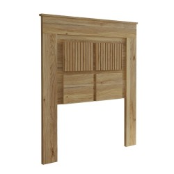 Pack de Muebles de Dormitorio Habitación Infantil con Cabecero, 1 Mesita de Noche 3 Cajones y Sinfonier en Color Mauvella Rayas