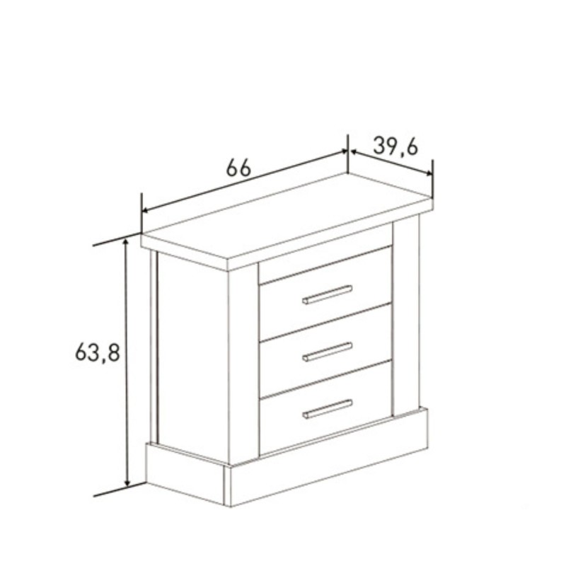Pack Cabecero Nórdico de 160 x 120 cm + 2 Mesitas de Noche|Práctico y Elegante|Color Cambria y Blanco (para Cama de 135-140, 150