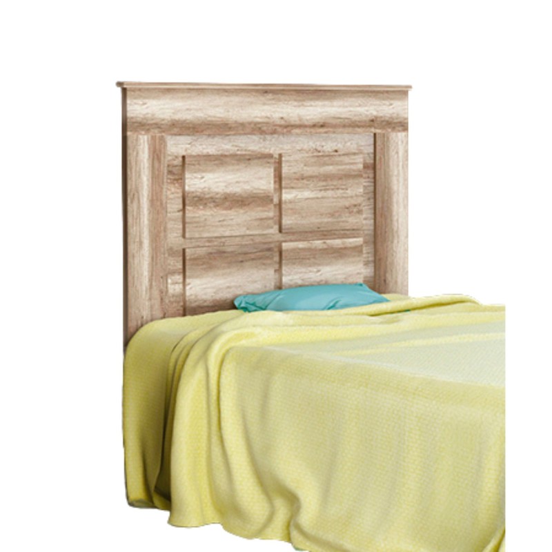 Cabecero Nórdico de 110 (Ancho) x 120 (Alto) x 3,8 (Fondo) Cm | Práctico y Elegante Color Cañón (para Cama de 135-140 o 160)