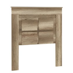 Pack Cabecero de 110 x 120 cm + 1 Mesita de Noche + Sinfonier, Color Cañón (para Cama de 135-140 o 160)