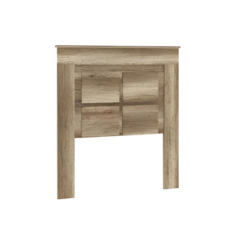 Pack Cabecero de 110 x 120 cm + 1 Mesita de Noche + Sinfonier, Color Cañón (para Cama de 135-140 o 160)