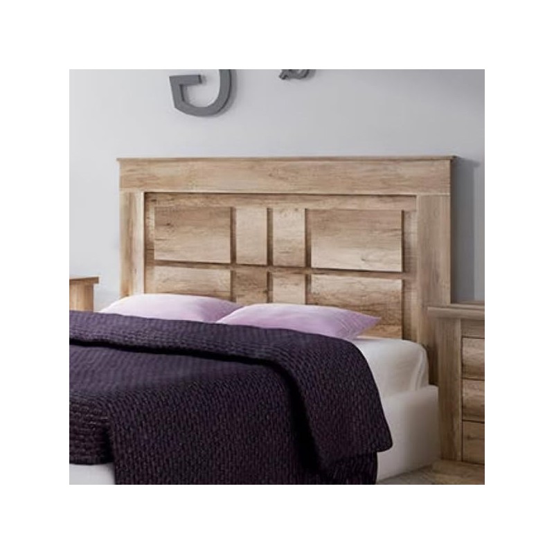 Pack de Dormitorio con Cabecero de 160 x 120 cm + 2 Mesitas de Noche + Sinfonier | Color Cañón (para Cama de 135-140 o 160)