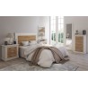 Pack de Dormitorio con Cabecero de 160 x 120 cm + 2 Mesitas de Noche + Sinfonier | Color Andersen Pino