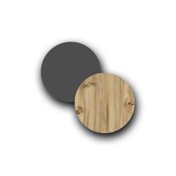 Aparador Moderno de 4 Puertas - Roble-Antracita - 160x40x78,5cm - Elegante Almacenamiento para Sala de Estar.