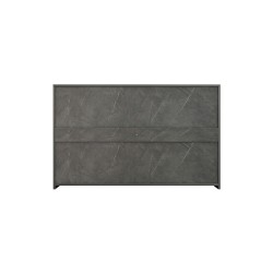 Cómoda de 6 Cajones con Amplio Espacio de Almacenaje - Mármol Gris - 120x40x75 cm - Mueble Moderno para Dormitorio.