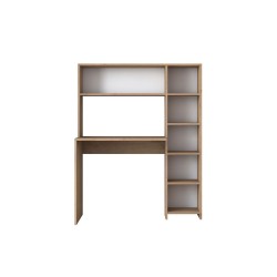 Escritorio-Librería Color Cambrian, 113x40x142cm - Estilo Versátil y Espacioso