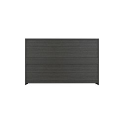 Cómoda de 6 Cajones con Amplio Espacio de Almacenaje - Color Wengue - 120x40x75 cm - Mueble Moderno para Dormitorio.