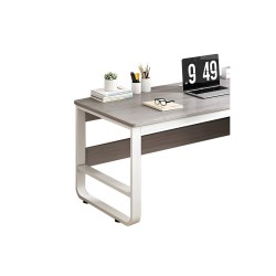 Meyvaser.com Ecommerce Company Escritorio de Oficina con 3 Cajones, MDF Gris y Blanco, 120x48x74cm - Moderno y Funcional